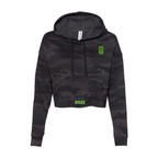 Camo Boss Cropped Hoodie