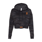 Camo Boss Cropped Hoodie