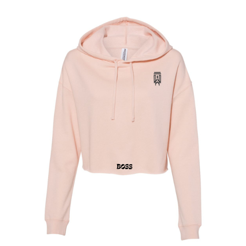 Blushed Boss Cropped Hoodie